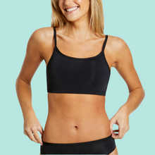 Load image into Gallery viewer, ADULTS SWIM BIKINI TOP BLACK