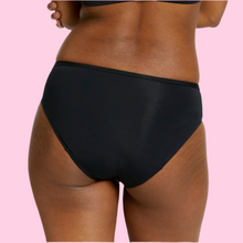 Load image into Gallery viewer, TEENS FIRST PERIOD SWIM BIKINI BRIEF BLACK