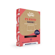 Load image into Gallery viewer, ADULTS SUPER PERIOD SHORT BLACK