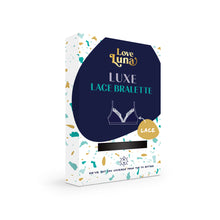 Load image into Gallery viewer, LUXE LACE BRALETTE BLACK