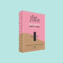 Load image into Gallery viewer, REUSABLE PANTY LINER BLACK