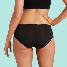 Load image into Gallery viewer, ADULT PERIOD BIKINI BRIEF BLACK