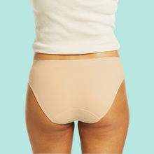 Load image into Gallery viewer, ADULTS SEAMFREE PERIOD BIKINI BRIEF NUDE