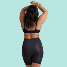 Load image into Gallery viewer, ADULT HIGH WASTED SHAPER PERIOD SHORT BLACK