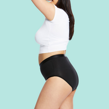 Load image into Gallery viewer, ADULTS SUPER PERIOD FULL BRIEF BLACK
