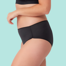 Load image into Gallery viewer, ADULT MIDI PERIOD BRIEF BLACK