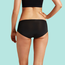 Load image into Gallery viewer, ADULT MIDI PERIOD BRIEF BLACK