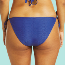 Load image into Gallery viewer, ADULTS TEXTURED HI CUT SWIM BRIEF IN ELECTRIC BLUE