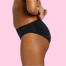Load image into Gallery viewer, TEENS FIRST PERIOD SWIM BIKINI BRIEF BLACK