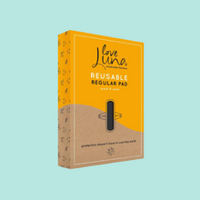 Load image into Gallery viewer, REUSABLE REGULAR PAD BLACK