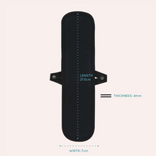 Load image into Gallery viewer, REUSABLE SUPER PAD BLACK