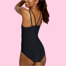 Load image into Gallery viewer, TEENS FIRST PERIOD SWIM ONE PIECE BLACK
