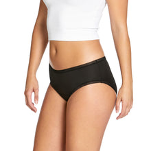 Load image into Gallery viewer, PERIOD BIKINI BRIEF BLACK
