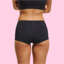 Load image into Gallery viewer, TEENS FIRST PERIOD SWIM BOYLEG BRIEF BLACK
