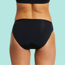 Load image into Gallery viewer, ADULTS PERIOD SWIM BIKINI BRIEF BLACK
