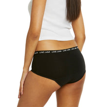 Load image into Gallery viewer, TEENS FIRST PERIOD BOYLEG BRIEF BLACK
