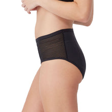 Load image into Gallery viewer, ADULT LUXE PERIOD MIDI BRIEF BLACK
