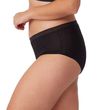 Load image into Gallery viewer, Period Hi Waist Bamboo Brief (BLACK)
