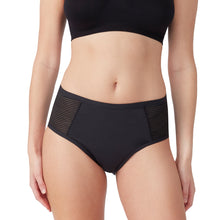 Load image into Gallery viewer, ADULT LUXE PERIOD MIDI BRIEF BLACK

